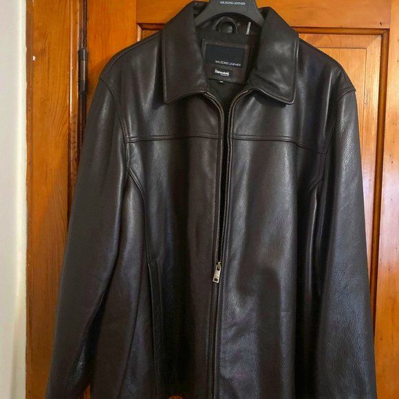 Mens 3x Wilson Leather Jacket